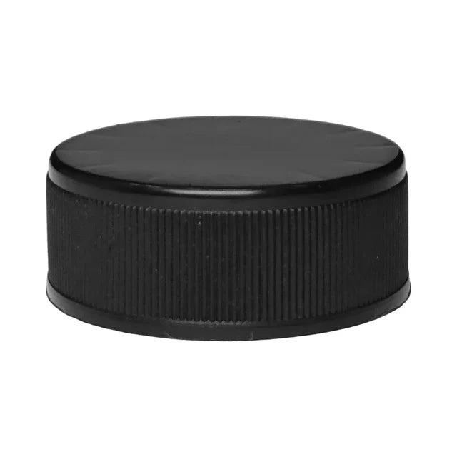 Child Resistant 7 Ml Clear Straight Round Glass Concentrate Jar With Black Cap - 450 Count