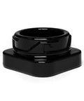 Child Resistant 9 Ml Black Square Glass Concentrate Jar With Cap - 50 Count