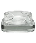 Child Resistant 9 Ml Clear Square Glass Concentrate Jar With Cap - 360 Count