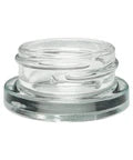 Child Resistant 9 Ml Clear Straight Round Glass Concentrate Jar With Cap - 360 Count