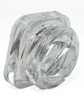 Child Resistant | 5 Ml Clear Square Glass Dual Compartment Concentrate Jar With Cap - 50 Count