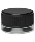 Child Resistant | 7 Ml Clear Straight Round Glass Concentrate Jar With Cap - 50 Count