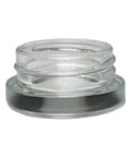 Child Resistant | 7 Ml Clear Straight Round Glass Concentrate Jar With Cap - 50 Count