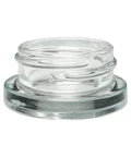 Child Resistant | 9 Ml Clear Straight Round Glass Concentrate Jar With Cap - 50 Count